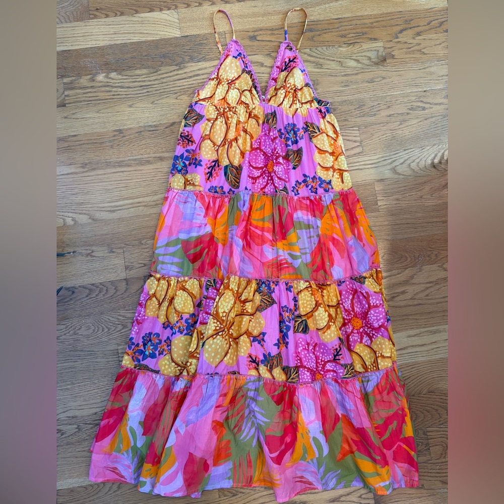 FARM Rio Multicolor Floral Maxi Dress